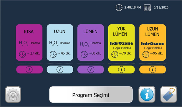 hrdOzone Menü
